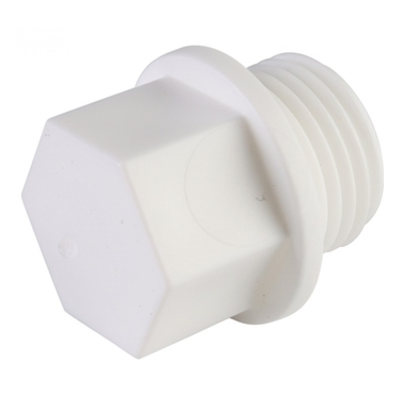 Заглушка PPR наружная резьба Ду 1/2"