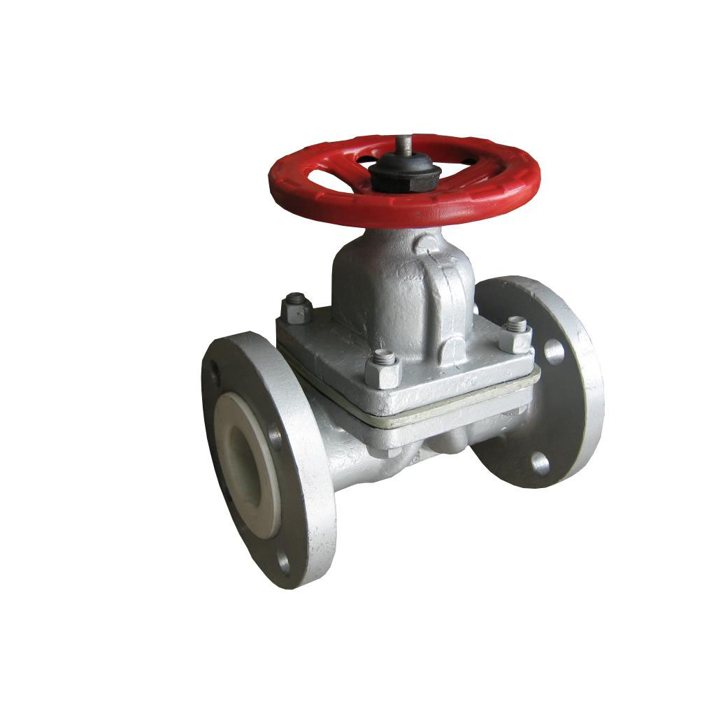 Вентиль мембранный футированный фланцевый 15ч74/75/п Ду 32 мм