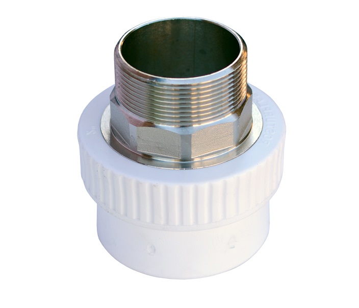 Муфта комбинированная наружняя резьба под ключ Ду 25х1/2"