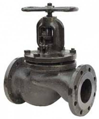 Вентиль проходной запорный фланцевый 15кч14п Ду 80 мм