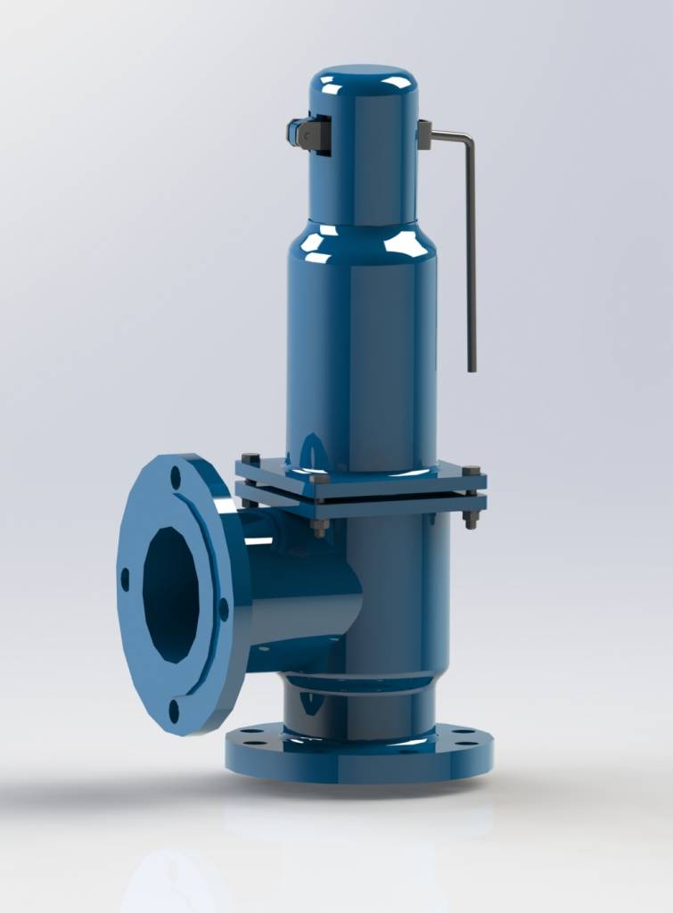 Клапан предохранительный полноподъёмный пружинный фланцевый 17с28нж Ду 50 мм