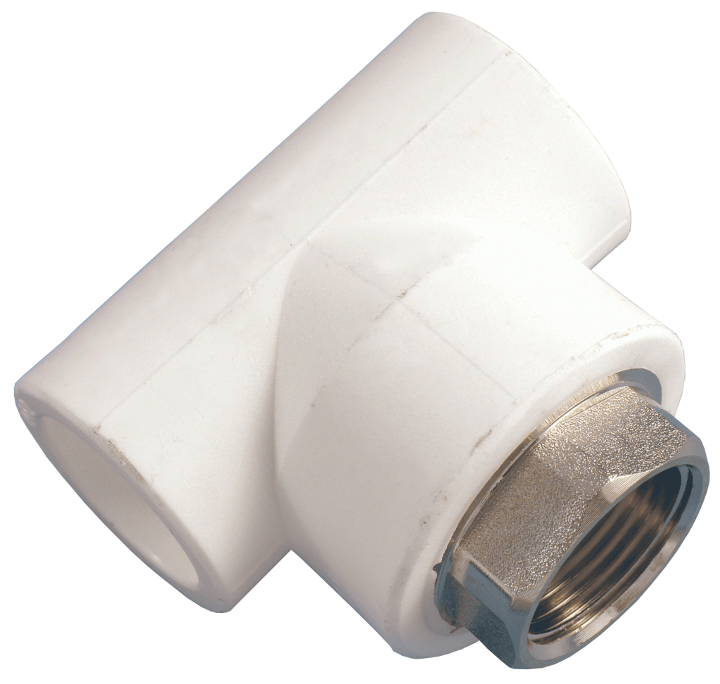 Тройник комбинированый внутренняя резьба под ключ Ду 20x1/2"