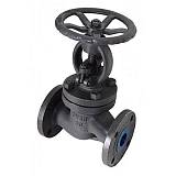 Клапан (вентиль) стальной проходной запорный с приёмн. фланцами 15с52нж9